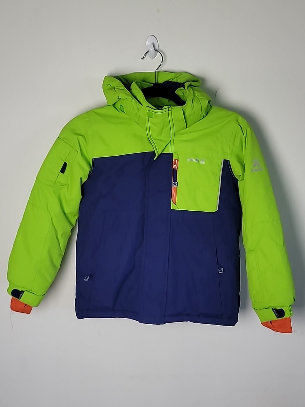 Kamik Boys Insulated Winter Ski Jacket Size 7